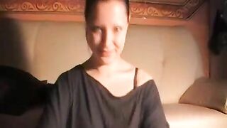 German slut eats her own shit