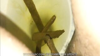 Girl with biggest shit