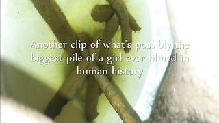 Girl with biggest shit
