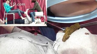 She eats shit and massages feet