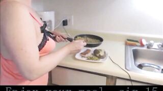 He eats shit