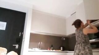 Man eats shit