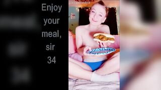 Guy eats shit