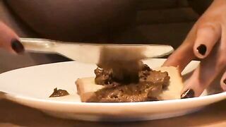 Guy eats shit