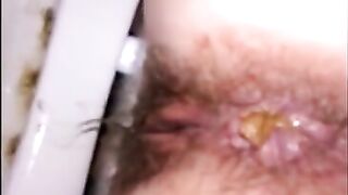 Nasty granny loves shit