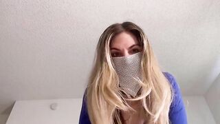 Sophia shits in her panty and takes a huge dump