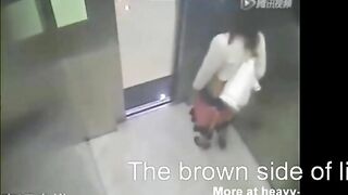Girl takes a huge shit in a public restroom with the door open