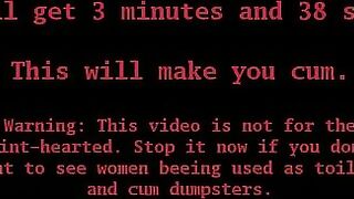 Girl eats a big shit from another woman's ass