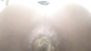 Girl shits on the toilet, then pisses