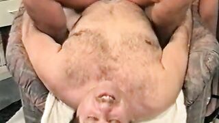 Girl eats shit out of her ass