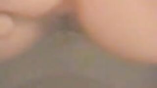 Woman takes a dump in a bathtub
