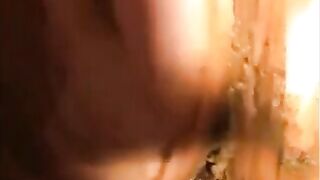 Girl takes a surprise shit on the toilet