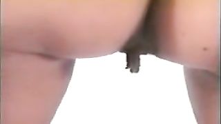 Pooping in standing position