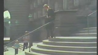 Vintage mistress pooping on her slave