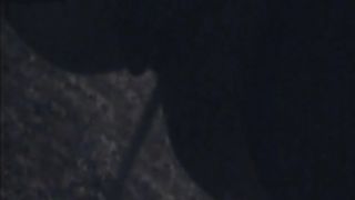 Mature woman pooping in public