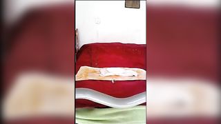 Farting and shitting on a couch