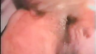 Cumshot on her shitty face