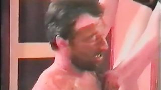 Cumshot on her shitty face