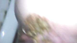 Horny wife has a really dirty asshole