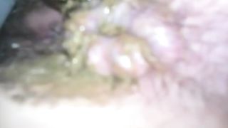 Horny wife has a really dirty asshole