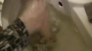 BBW babe eating poop from her messy panties