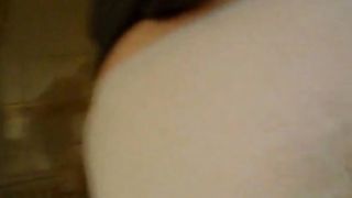 Young girl pooping in her white panties