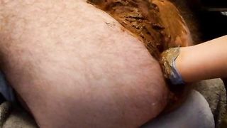 Dirty wife fisting her tight butthole