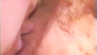 Horny milf pooping on her husband