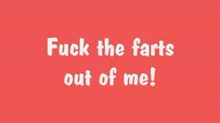 Masturbating farts out of her