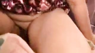 She did a real mess in her white diapers