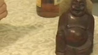 Licking shit from two sexy girls