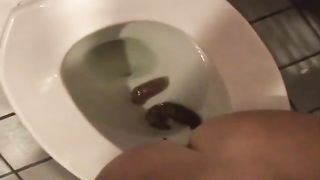 Sniffed dirty toilet paper