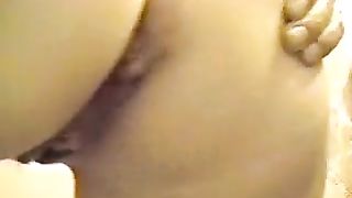 Redneck with a big ass shitting on the bathroom floor