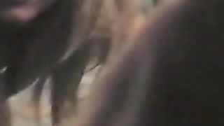 Hot blondie shitting on the bed