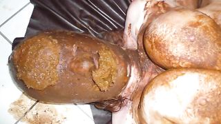 Compilation of the same amateur scat couple