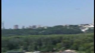 Masturbating with a pink brush while pooping