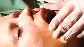 Dirty lesbian scat domination