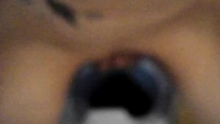 Tattooed 18 year old pooping in a potty