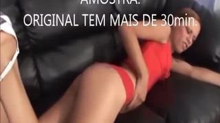 Licking her shaved asshole while she's farting