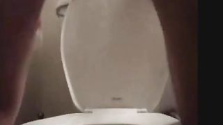 Hot amateur pooping a lot in two positions