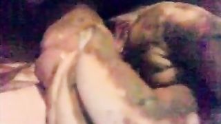 Shitty cock sucking with dirty whore