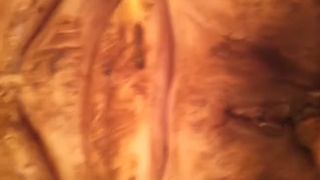 Fisting her nasty pussy made her squirt