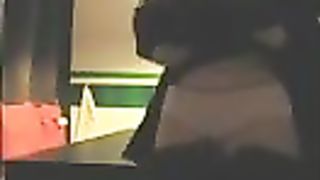 Sexy nerd teen shitting on the kitchen table