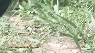 Sexy woman pooping a lot in public