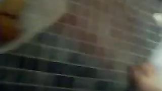 Amateur bbw woman shitting in a lunch box