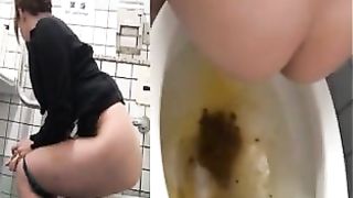 Incredible diarheea with pressure in public bathroom