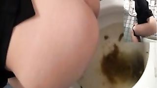Incredible diarheea with pressure in public bathroom