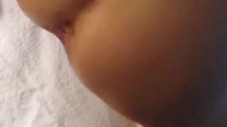Hot girl with pink hair fucked in the ass