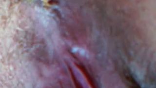 Close up of sexy teen pooping small turd