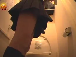 Compilation of same Japanese teen pooping in public bathroom